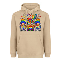 Mushroom lgbtq gnome Heavyweight Hoodie - BarkalooDesign