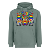 Sage lgbtq gnome Heavyweight Hoodie - BarkalooDesign