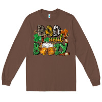 Chestnut Bad and boozy St. Patrick's Day Long Sleeve Tee - CowGirlArtShop