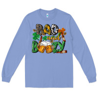 Colony Blue Bad and boozy St. Patrick's Day Long Sleeve Tee - CowGirlArtShop
