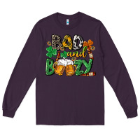 Plum Bad and boozy St. Patrick's Day Long Sleeve Tee - CowGirlArtShop