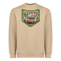 Mushroom Christmas Pocket Heavyweight Sweatshirt - CowhideDigitalArt