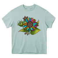 Arona western sunflower Heavy Core Tee - JahusDesignShop