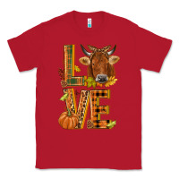 Red Love fall cow Classic Tee - NancyCooperArtShop