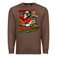 Chestnut louisiana christmas with santa Premium Sweatshirt - BarkalooDesign