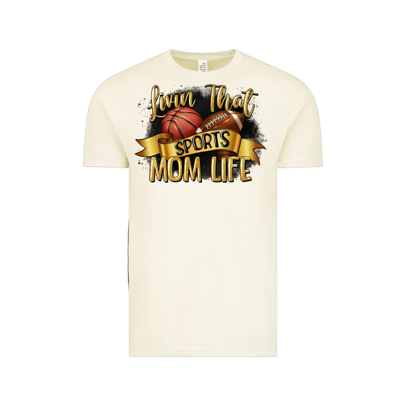 Livin That Sports Mom Life Vintage Tee by CowGirlArtShop | Teevron