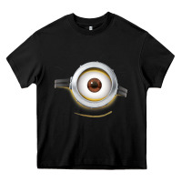 Black Carl Side Smile Heavy Core Tee - trangStudio