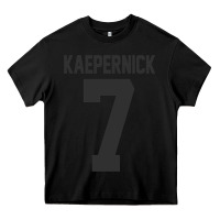 Black Men Colin Kaepernick Football 7 Gift Heavy Core Tee - trangStudio