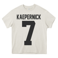Cream Men Colin Kaepernick Football 7 Gift Heavy Core Tee - trangStudio