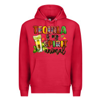 Cardinal tequila is my spirit animal Premium Hoodie - LillyAllenDesigns