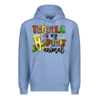 Colony Blue tequila is my spirit animal Premium Hoodie - LillyAllenDesigns