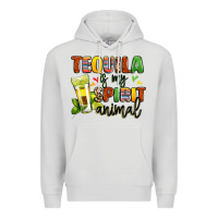 Dove Grey tequila is my spirit animal Premium Hoodie - LillyAllenDesigns