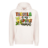Pale Pink tequila is my spirit animal Premium Hoodie - LillyAllenDesigns