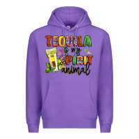 Purple tequila is my spirit animal Premium Hoodie - LillyAllenDesigns
