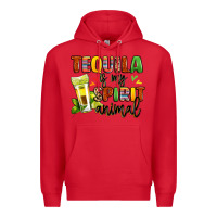 Red tequila is my spirit animal Premium Hoodie - LillyAllenDesigns