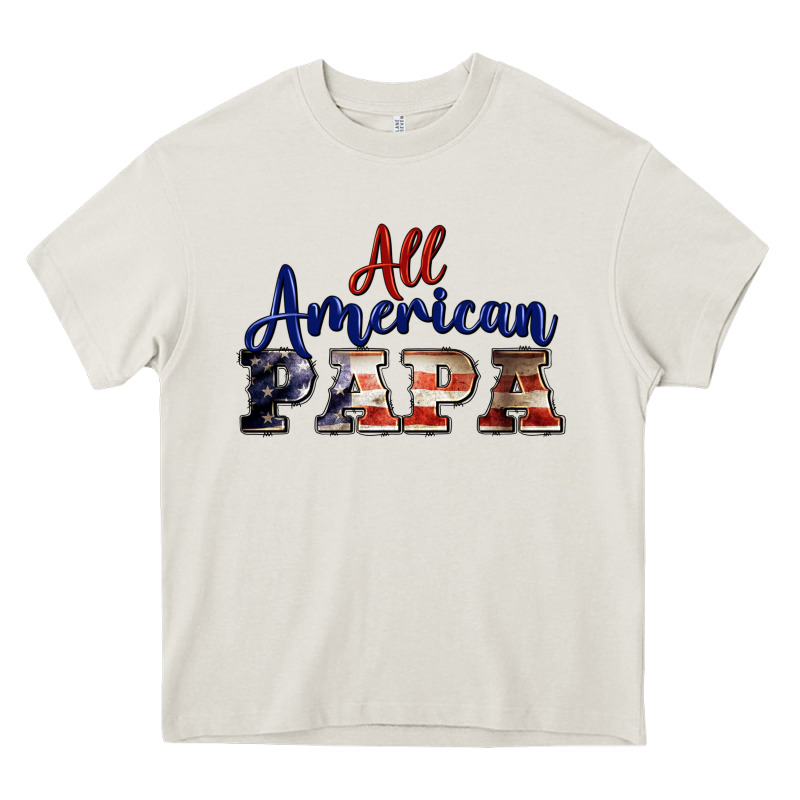 All American Papa Heavy Core Tee by BarkalooDesign | Teevron