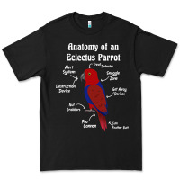 Anatomy Of A Female Eclectus Parrot Premium Tee | Teevron
