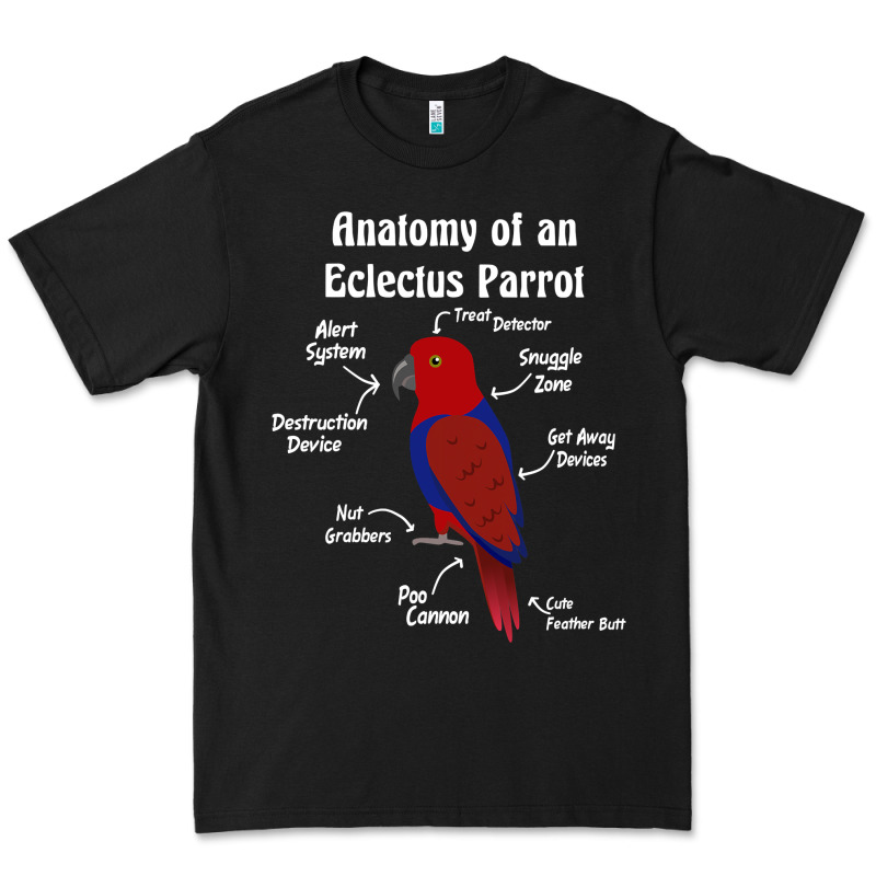 Anatomy Of A Female Eclectus Parrot Premium Tee by trangStudio | Teevron
