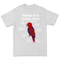 Dove Grey Anatomy of a female Eclectus Parrot Premium Tee - trangStudio