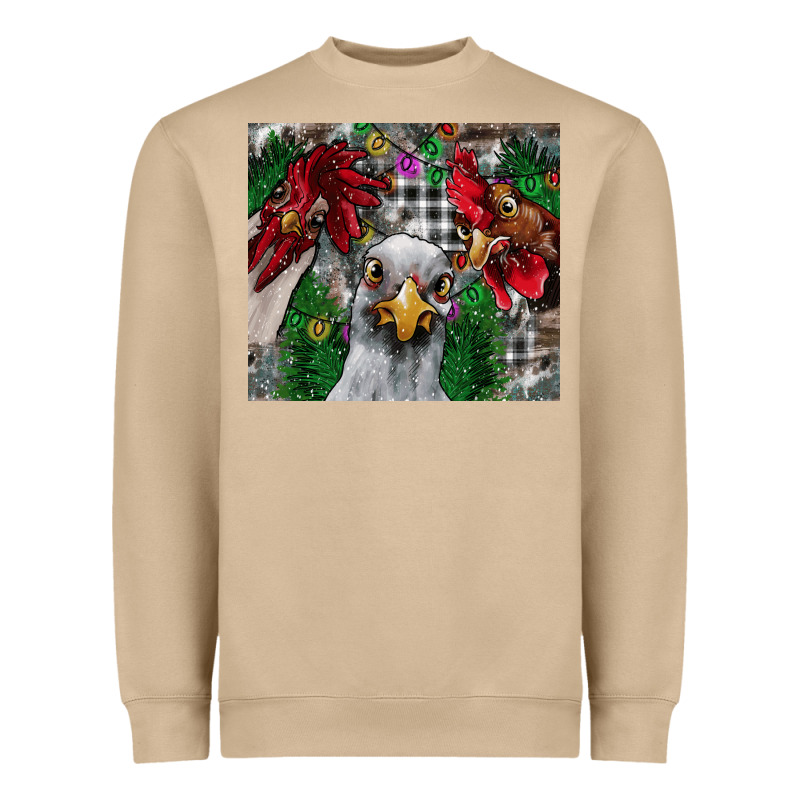 Chicken Heavyweight Sweatshirt by CowhideDigitalArt | Teevron