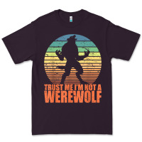 Plum trust me i'm not a werewolf men boys halloween costume Premium Tee - trangStudio