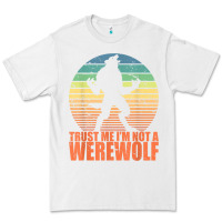 White trust me i'm not a werewolf men boys halloween costume Premium Tee - trangStudio
