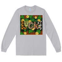 Moon Dust st patricks day lucky clover and coins Long Sleeve Tee - CowGirlArtShop