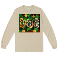 Mushroom st patricks day lucky clover and coins Long Sleeve Tee - CowGirlArtShop