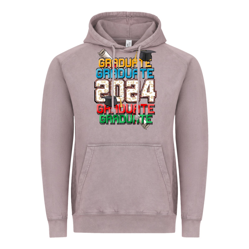 Graduate 2024 Vintage Hoodie by CowGirlArtShop | Teevron