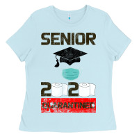 Baby Blue Senior 2020 Quarantined Ladies Tee - Bettercallsaul