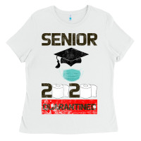 White Senior 2020 Quarantined Ladies Tee - Bettercallsaul