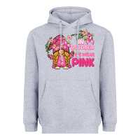Heather Grey in october we wear pink gnome Heavyweight Hoodie - BarkalooDesign