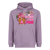 Lavender in october we wear pink gnome Heavyweight Hoodie - BarkalooDesign