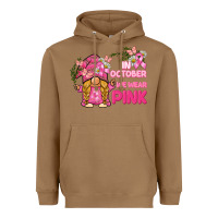 Toasted Coconut in october we wear pink gnome Heavyweight Hoodie - BarkalooDesign