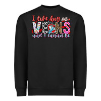 Black I Like big veins and cannot be Heavyweight Sweatshirt - CowhideDigitalArt
