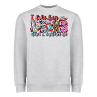 Heather Grey I Like big veins and cannot be Heavyweight Sweatshirt - CowhideDigitalArt