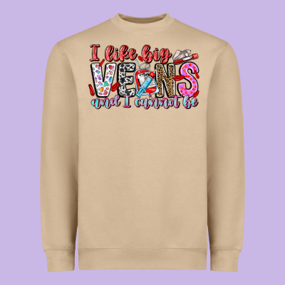 I Like Big Veins And Cannot Be Heavyweight Sweatshirt Designed By Cowhidedigitalart