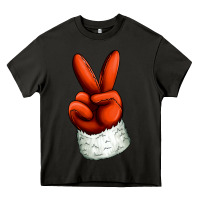 Asphalt Christmas peace hand Heavy Core Tee - Jasminsmagicworld