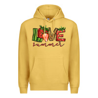 Antique Gold love summer strawberry Premium Hoodie - Jasminsmagicworld