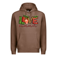 Chestnut love summer strawberry Premium Hoodie - Jasminsmagicworld