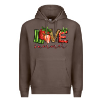 Coffee love summer strawberry Premium Hoodie - Jasminsmagicworld