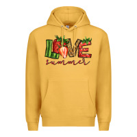 Mustard love summer strawberry Premium Hoodie - Jasminsmagicworld