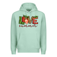 Seafoam love summer strawberry Premium Hoodie - Jasminsmagicworld