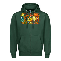 Sports Green tis the season softball Zipper Hoodie - RacoonDesign