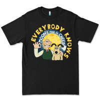 Black everybody knows the moons made of cheese! Premium Tee - trangStudio