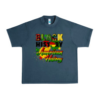 Midnight Navy black history is american history Urban Heavy Tee - CowGirlArtShop