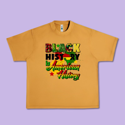 Black History Is American History Urban Heavy Tee Designed By Cowgirlartshop