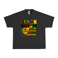 Pigment Black black history is american history Urban Heavy Tee - CowGirlArtShop