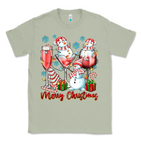 Matcha merry christmas wine glasses Classic Tee - texasbilliewilder