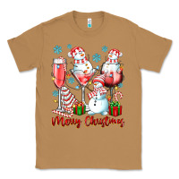 Toasted Coconut merry christmas wine glasses Classic Tee - texasbilliewilder